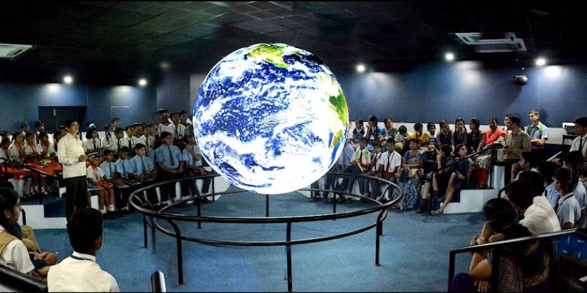 Science On A Sphere Show Raman Science Center